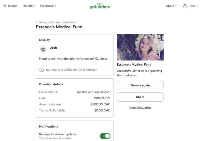 Essence's Medical Fund