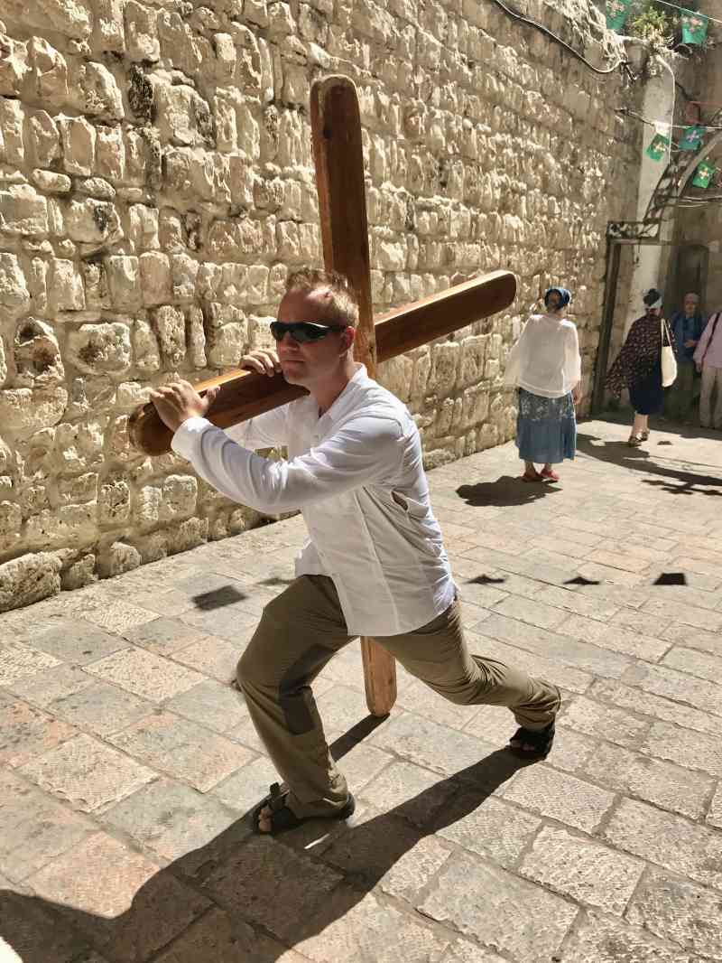 Cross on the Via Dolorosa