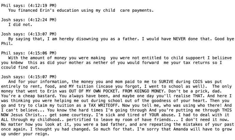 Estrangement from My Father