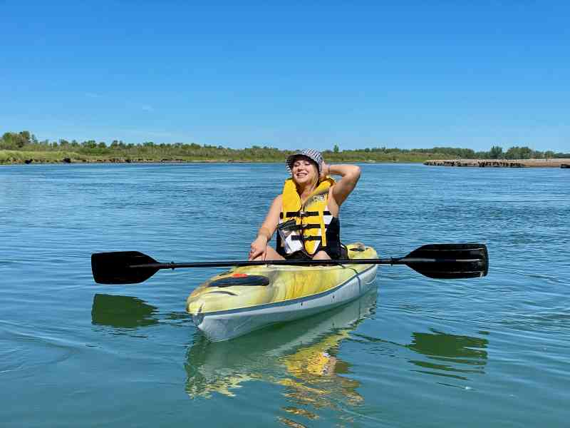 Floating Saskatoon River