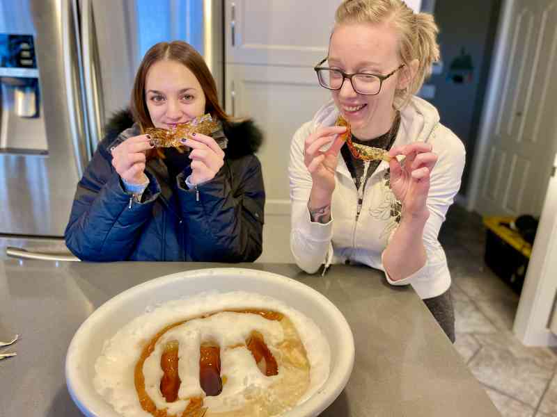 Hot Tub & Maple Syrup Toffee