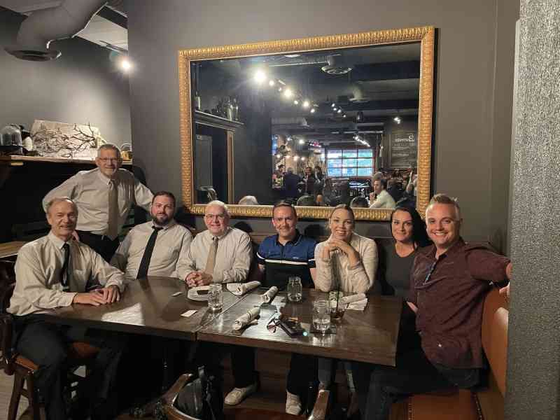 Double Date Night Globe Cinema and The Derrick & Singing Quartet