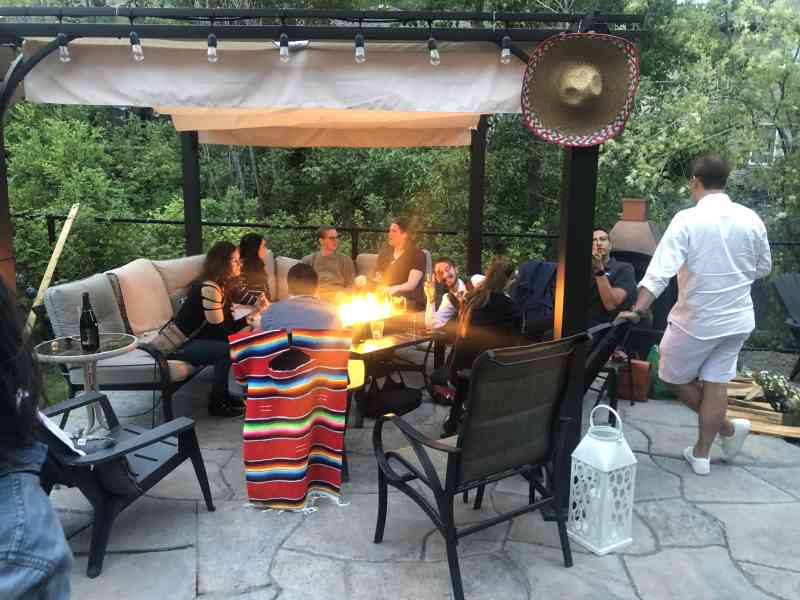 Color of Rose Film Crew BBQ