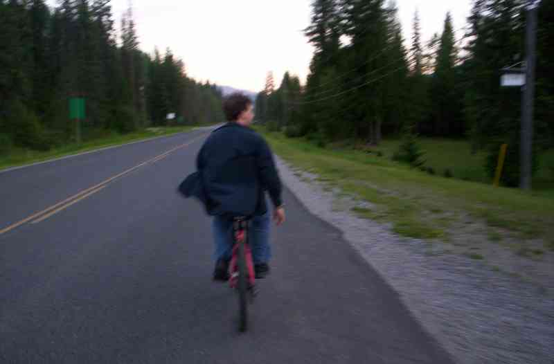 Josh Biking Salmo Airport Road 1