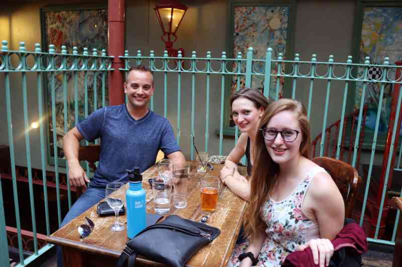 Abigail, Rebekah, me @  - World's End Pub