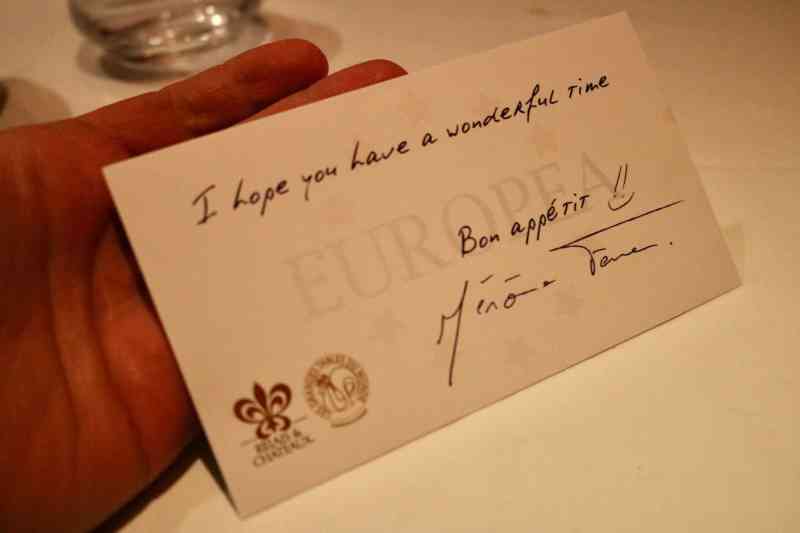 EUROPEA VALENTINES DINNER