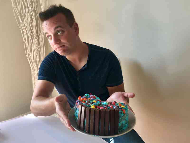 Losing to Shawna at Johnny Bagel