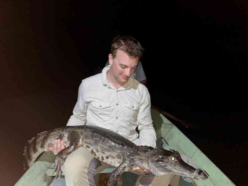 Caiman Spotting on Lago do Ipanema
