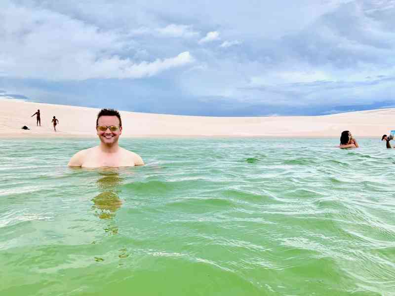 Lagoa Bonita in Len&ccedil;&oacute;is Maranhenses Park